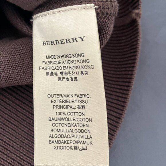 Burberry Men's Logo Elbow Check Sweater - Picture 6 of 7